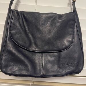 Etienne Aigner black leather bag